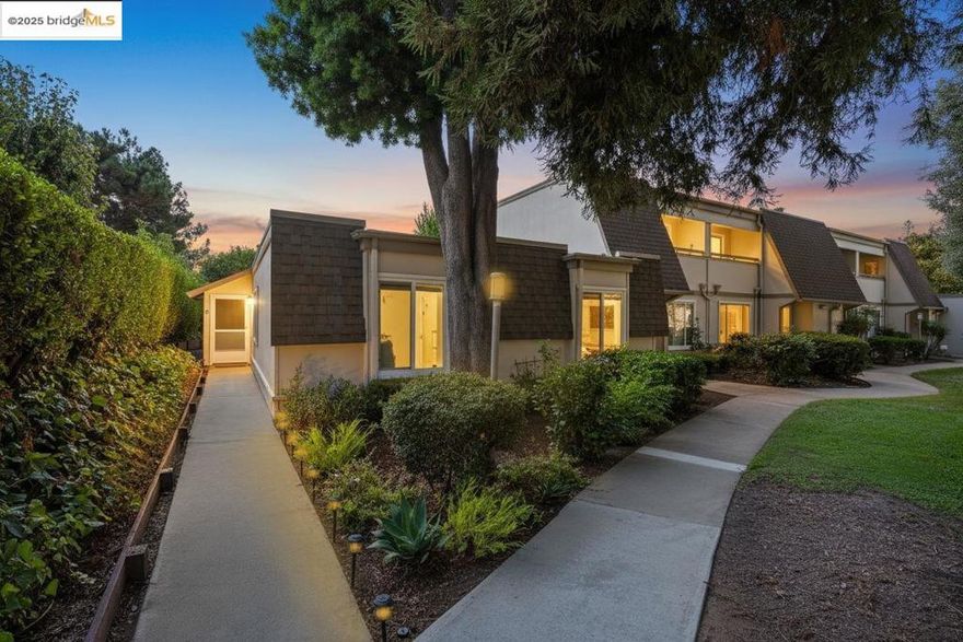 This fully renovated single story 3BD, 2BA coveted end unit townhome with a private side entrance is turnkey ready. Enjoy prepping meals and dining in a kitchen featuring custom maple cabinetry, quartz countertops, a gas cooking range and stainless-steel appliances for aspiring home chefs and food aficionados alike. Redesigned for organized & comfortable modern living, recent upgrades optimize the unit's open concept floor plan that includes the installation of custom, closet organizers and closet doors plus a smart built-in pantry for storage in the laundry nook. Meticulously maintained over the years, it has been freshened up with new exterior and interior paint, and verdant landscaping. Save energy with Energy Star appliances, new exterior doors and dual pane Anlin windows dressed in easy to clean neutral window coverings throughout. Unwind and relax year-round in a spacious fenced backyard. Comfortably store excess or seasonal items in a large, attached storage space that is a bonus. Unit conveys two parking spaces, one of which is covered. Nestled in the Clayton Valley, this convenient and scenic location, provides easy access to public transit and freeways for commuters and options for schools, shopping, dining, recreation (hiking & biking trails), gyms and pharmacies.