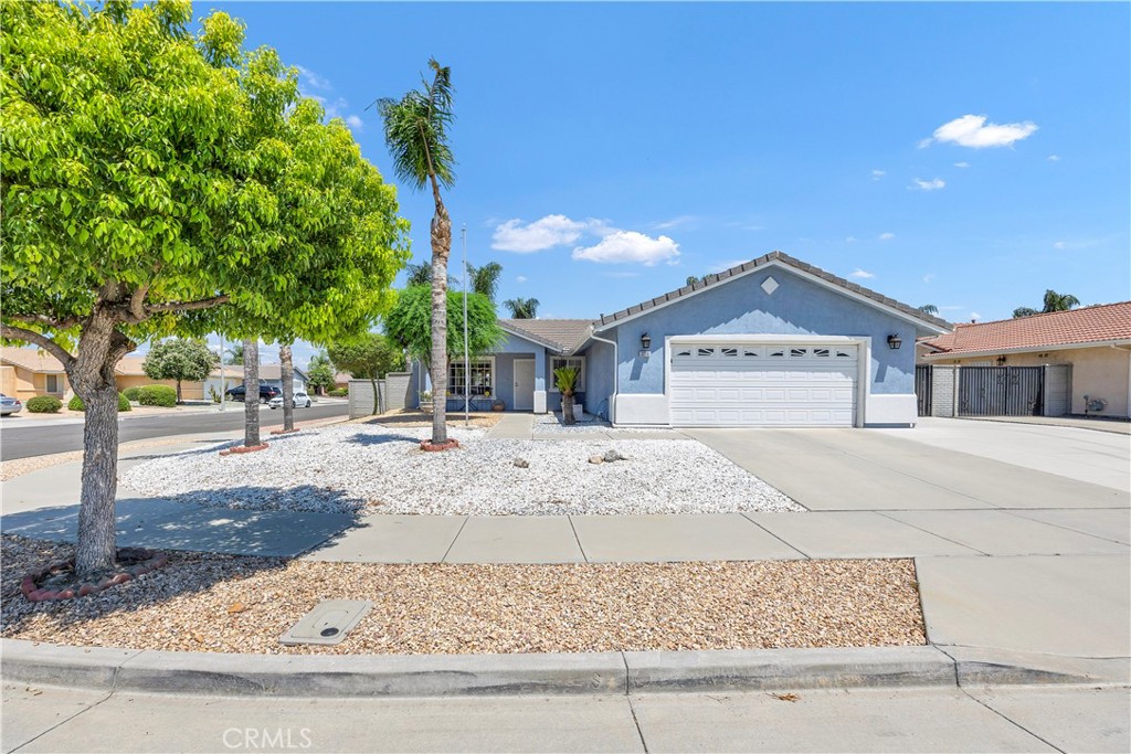 Welcome to 3216 Pepper – An Upgraded Corner-Lot Gem in the Desirable 55+ Community of Crean Acres. This beautifully maintained 3-bedroom, 2-bathroom home offers the perfect blend of comfort, functionality, and style, with thoughtful updates that make it truly move-in ready. One of the bedrooms has been customized into a versatile office space complete with a built-in desk—ideal for working from home, managing household projects, or enjoying your hobbies. Step into the inviting living room, where soaring high ceilings and abundant natural light create a bright, airy atmosphere. The kitchen boasts granite countertops, plenty of cabinet space, and an easy flow into the dining area—perfect for both everyday meals and hosting friends. Wood laminate flooring runs seamlessly through the living room, dining space, and hallways, adding warmth and low-maintenance appeal. Both bathrooms have been tastefully remodeled with modern finishes. The guest bathroom features a convenient walk-in shower, while the primary bathroom offers its own elegant updates. The home is also equipped with a water softener and filtration system for added comfort. Outside, the spacious corner lot offers RV parking along the side yard for your recreational vehicles or toys, plus a Tuff Shed for extra storage. The backyard is an entertainer’s delight, featuring a covered Alumawood patio where you can relax in the shade and enjoy the California weather year-round. Located in the well-kept 55+ community of Crean Acres, residents benefit from low annual dues of just $50. This sought-after neighborhood provides a peaceful setting while keeping you close to shopping, dining, and local amenities. If you’ve been looking for a beautifully upgraded home with practical features and a welcoming atmosphere, 3216 Pepper is ready to impress.