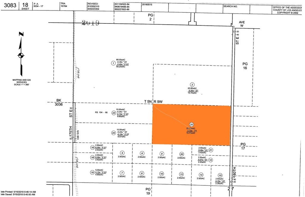 Llano - Easy access to Highway 138. Centrally located between Highway 14 and the 15 Freeway. Conveniences in Palmdale about 20 minutes away. Flat, buildable parcel for ranch or investment.