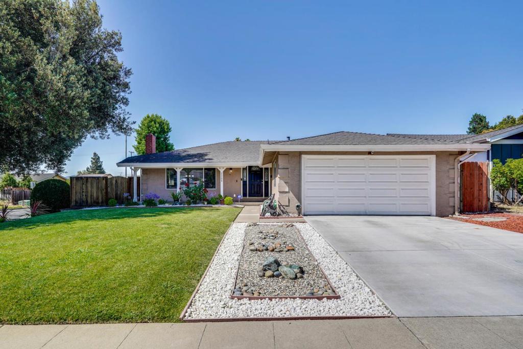 This highly sought-after Evergreen neighborhood home is nestled on a corner lot in a well-established community, offering a bright and open floor plan, a newer roof, fresh interior and exterior paint, redesigned front yard, and a remodeled backyard featuring lush landscaping, a newer fence, wood deck, paver patio, and a secluded hot tub, perfect for entertaining guests. Inside, the spacious family room seamlessly transitions into a contemporary eat-in kitchen, complete with hardwood floors, newer appliances, and granite countertops. Conveniently located near major freeways, schools, popular restaurants, grocery stores, banks, Eastridge Mall, Lake Cunningham, and Calibunga Waterpark.