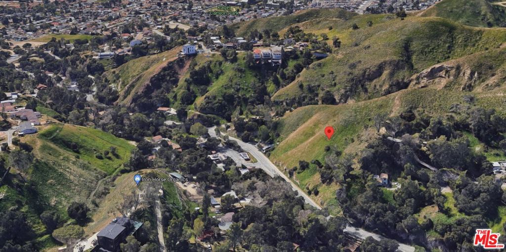 Unique opportunity, two adjacent lots!!! Creating a huge frontage on Kagel Canyon Road, across from 12146 Market Trail. Close to the Hideaway restaurant. Beautiful setting, mature trees. Must be sold with APN 2526-006-036.