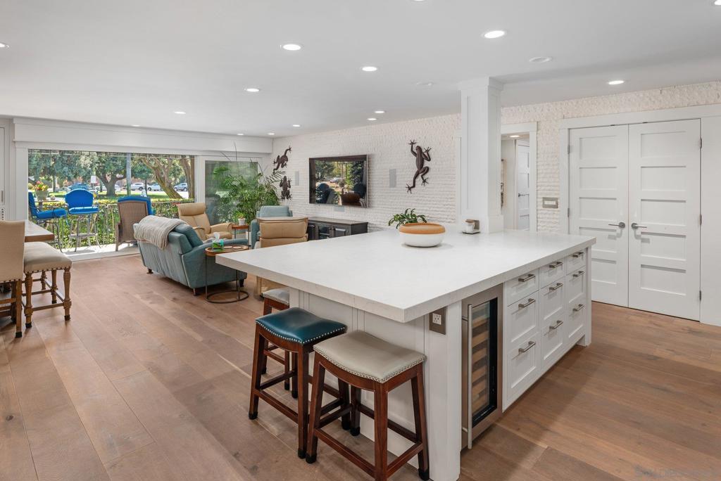 Imagine living out your dream in this absolutely stunning, turn key condo in one of the most desirable locations in Coronado! Located on historic Star Park, this coveted entry-level single story unit is located just one block from the world renowned Hotel Del, the beaches, and a mere block away from all the conveniences that Coronado Village has to offer. This bright and airy condo is in immaculate condition and features a highly desirable design, quality materials, and expert craftsmanship. Wide plank white oak floors, stainless steel appliances, high-end fixtures, theater grade sound system, professional soundproofing, Bosch Heat Pump, and much much more. No expense was spared. This beautiful masterfully crafted condo is a dream come true.