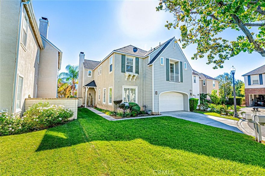 Welcome to this stunning home, perfectly nestled in the prestigious and scenic Bridgeport community in the heart of Valencia. Situated on a quiet cul-de-sac near the tranquil lake, this residence offers a harmonious blend of luxury, privacy, and elegant design throughout.

As you arrive, you’ll immediately appreciate the picturesque setting and thoughtfully positioned homes in the neighborhood. Step inside and be captivated by the open and inviting layout, featuring beautiful hardwood flooring throughout and an abundance of natural light streaming through large windows. The spacious family room, centered around a cozy fireplace, seamlessly connects to the gourmet kitchen with a generous center island, quality appliances, and crisp white cabinetry. The formal dining room provides both comfort and privacy—perfect for entertaining or intimate gatherings.

Upstairs, you’ll find hardwood floors continuing throughout and a large loft ideal for a home office, playroom, or media space. The expansive primary suite boasts a walk-in closet and a luxurious en-suite bathroom complete with a soaking tub and separate shower. Two additional spacious bedrooms each feature their own private bathrooms, ensuring comfort for family or guests. A convenient storage room next to the garage adds extra functionality.

The spacious backyard offers peaceful views of the community fountains and is just steps away from the nearby lake and resort-style amenities, including the pool, spa, and recreation center. Ideally situated close to shopping centers, popular restaurants, award-winning schools, and scenic paseos perfect for walking, biking, and family outings, this exceptional home truly captures the best of Bridgeport living.