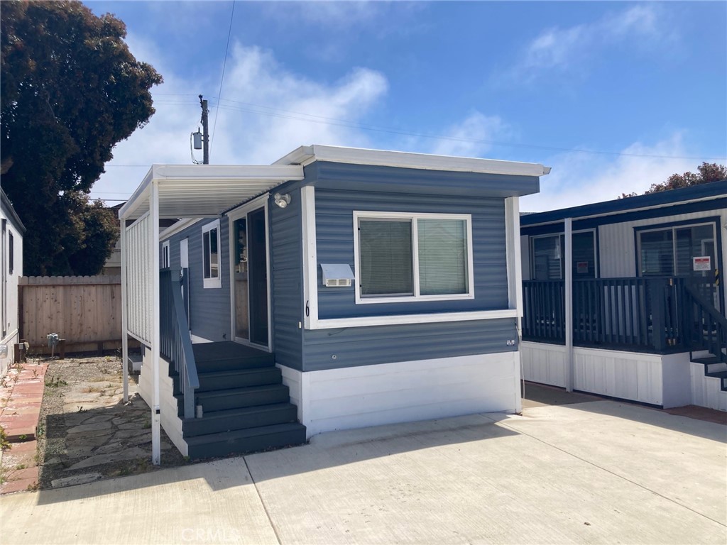 Mobile home just steps from the Embarcadero! Live super close to downtown and the waterfront in this cute, 55 + mobile home park. This one bedroom, one bath, cozy mobile home is an affordable way to live in the heart of everything that is good in Morro Bay. The home has been nicely remodeled and is fresh and bright. You will love this location, perfect for year-round or vacation living, at a fraction of the price of a house.