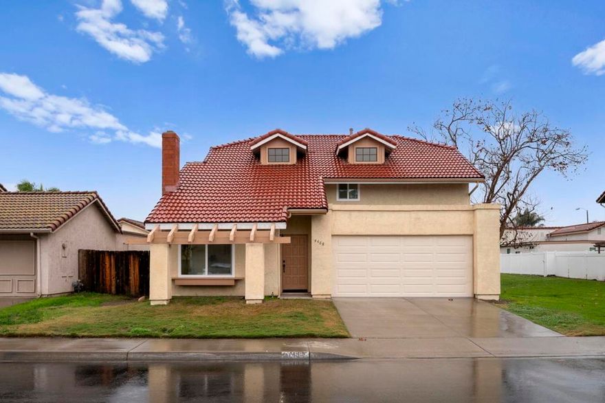 This beautifully upgraded 3-bedroom plus office, 2.5-bath home in the sought-after Williams Ranch community offers a refined open-concept design with soaring vaulted ceilings and abundant natural light. Thoughtful enhancements include a new HVAC system with updated ducting, dual-pane windows, luxury vinyl plank flooring, designer bathrooms, and fresh interior paint throughout. The gourmet kitchen showcases quartz countertops, custom white shaker cabinetry, stainless-steel appliances, and a stylish tile backsplash, seamlessly flowing into the living and dining areas highlighted by a gas fireplace with an elegant quartz stone accent. A new patio door opens to a private backyard ideal for sophisticated indoor-outdoor living and entertaining. Completed by a finished two-car garage with epoxy flooring and a prime location near top-rated schools, beaches, shopping, dining, and freeway access—this exceptional home is truly move-in ready.