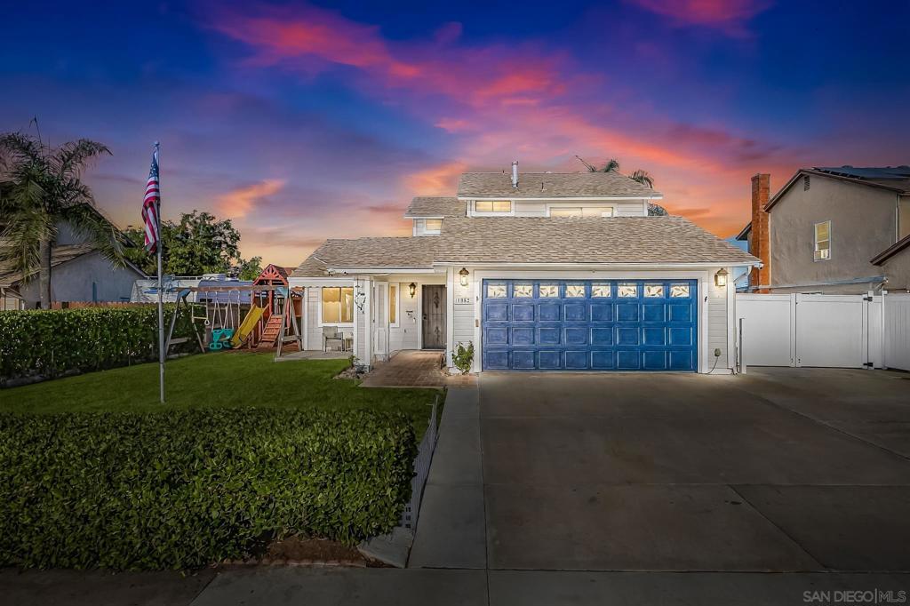 Tucked away on a quiet cul-de-sac, this 4 bed 3 full bath 1,691 sq ft fully remodeled home offers modern comfort and thoughtful upgrades throughout. Inside, you'll find both a spacious living room with vaulted ceilings which add an airy, open feel, as well as a cozy family room with built-in speakers perfect for relaxing or entertaining. The beautifully updated kitchen features newer Alder wood cabinets with convenient pull-out shelves with ample pantry storage, plus beautiful SilverFalls granite countertops. Enjoy year-round comfort with central A/C and heat, a wood burning fireplace, and a whole house fan. The versatile layout includes a downstairs bedroom and full bathroom, ideal for guests or multigenerational living. Step outside to a low-maintenance backyard with newly installed turf, RV parking with a dedicated 110 voltage/30 amp outlet, and an outdoor shed with power, previously used as a home office. The home also offers an enclosed patio giving flexibility with space. This move-in ready home checks all the boxes!