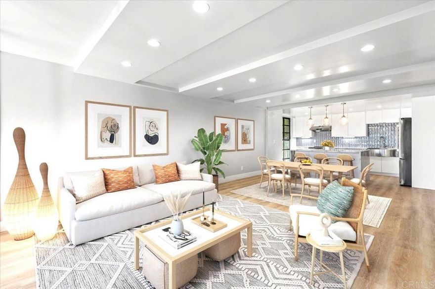 Discover the ideal coastal retreat in this fully remodeled 2-bedroom, 2-bath residence, featuring brand-new, high-end appliances throughout. Single level condominium located in the heart of La Jolla. Building designed by renowned architect Robert D. Jones offers floor-to-ceiling windows and a spacious deck to enjoy your morning coffee or glass of wine in the evening. With an open floor plan with luxury upgrades, this modern unit offers comfort and convenience for those seeking a vibrant lifestyle near the ocean.  Key features include secure building access, a dedicated garage parking space, elevator access, and the convenience of an in-unit brand new stackable washer and dryer. Just steps away from La Jolla's acclaimed restaurants and cafes, boutique shops, art galleries, beautiful beaches, and scenic parks. This home truly embodies the La Jolla beach lifestyle you've been seeking!  Utilities included are water, heat, trash service, and yard maintenance. Super high walk score. Award winning La Jolla Schools. This pet-friendly condo invites you to embrace the scenic beauty and vibrant neighborhood all that La Jolla has to offer. Schedule your viewing today and experience the allure of coastal living! (Owner is currently working on replacing windows and window coverings.)