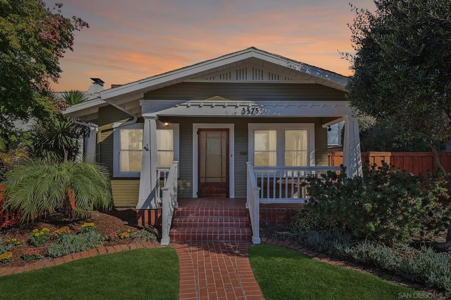 Stunning 3BR/3BA Craftsman home with fully permitted ADU in the desirable Altadena neighborhood of North Park. This beautifully upgraded home blends timeless character with modern convenience. Features include inviting living room with fireplace, original woodwork and built-ins, tray ceilings, and refinished hardwood floors. Bright all-white kitchen with granite countertops opens to formal dining area—perfect for entertaining. Spacious primary bedroom with large closet and French doors to a landscaped backyard. Recent upgrades include new roof, interior/exterior paint, updated plumbing, and new front fence. Top-of-the-line ADU offers ideal rental income opportunity or private guest suite. Prime location—walk to local coffee shops, restaurants, breweries, and top-rated McKinley Elementary. Quick access to Balboa Park, San Diego Zoo, and downtown.  Recent upgrades include new roof, interior/exterior paint, updated plumbing, and new front fence. Top-of-the-line ADU offers ideal rental income opportunity or private guest suite. Prime location—walk to local coffee shops, restaurants, breweries, and top-rated McKinley Elementary. Quick access to Balboa Park, San Diego Zoo, and downtown.