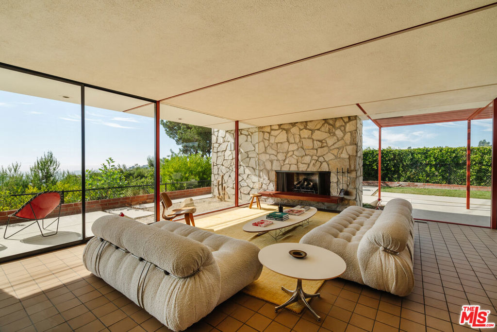 Case Study House #16 Craig Ellwood, Architect. In 1945, Arts & Architecture Magazine launched the now internationally celebrated Case Study House Program introducing the broad public to new concepts for living well, and efficiently. This house is design #16 in the program. It is the only Case Study House by Craig Ellwood that still stands in its original condition. Sited near the top of prestigious Bel Air Road, this property affords a rare opportunity to experience and enjoy a quintessential California lifestyle. From its airy site, this seemingly floating, glass walled, pavilion-like residence provides city and ocean views to the south and west. Here one lives with direct connection to nature, with an abundance of natural light, and openness to outside and the garden. Includes: Open plan living space, 2 bedrooms, 2baths, laundry and 2 car carport. Price: $18,000 per month ( negotiable lease term, furnished.)