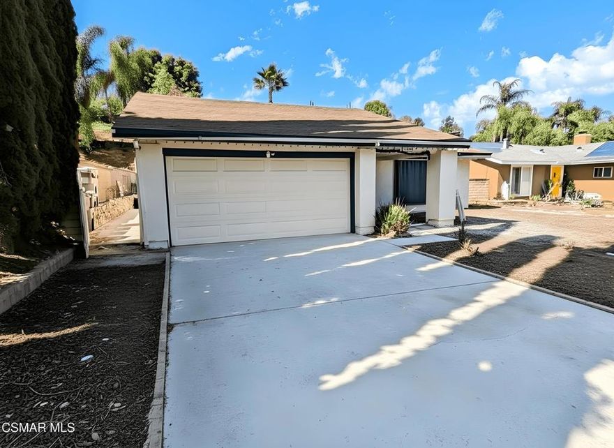 This home features the rare benefit of two separate living rooms--a front formal space and a spacious back living room including a refinished corner fireplace. Recently updated throughout, the property includes fully remodeled bathrooms, new flooring, and dual-paned windows that provide comfort and efficiency.The remodeled kitchen shines with quartz counters and brand-new appliances, opening seamlessly into the dining and living areas. Step outside to enjoy a private backyard retreat with a sparkling pool and DIVING BOARD--perfect for family fun or entertaining.Additional highlights include a two-car garage, modern finishes, and proximity to James Foster Elementary School.This is a fantastic opportunity to lease a turnkey home in Rancho Santa Clarita.*Some images have been artificially altered.