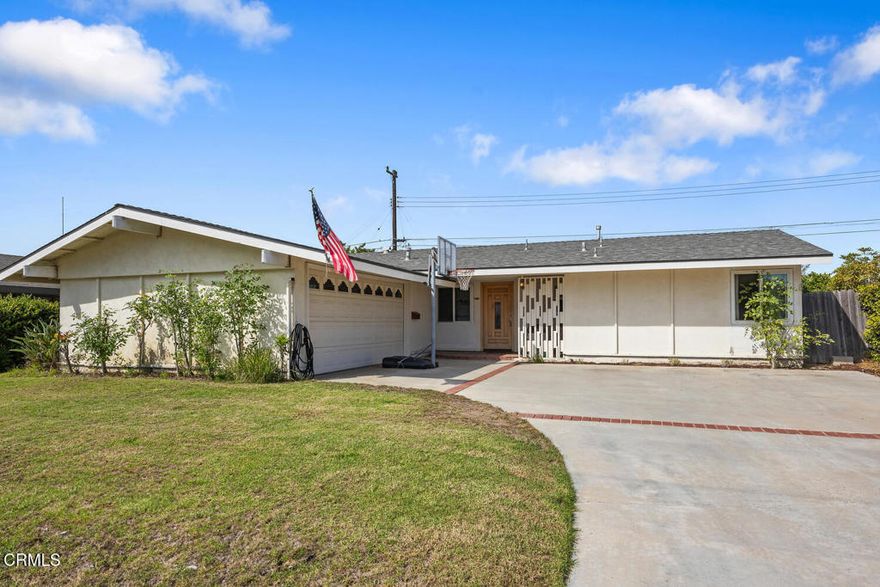 Welcome to old town Camarillo! Experience the charm of this unique, quiet location. This charming 4 bedrooms and two bath home is located on a large lot with access to downtown Camarillo with its many options of restaurants, shops and ongoing events year-round. Easy freeway access and close to shopping make this a location a must have. This home has upgraded baths, windows, doors, smooth ceilings, newer  roof, furnace and central air conditioning. This is a easy living floor plan with cozy fireplace, wood flooring with a wonderful open concept living and dining room. Neutral decor makes for a wonderful canvas for whatever you Invision. You won't want to miss out on this great opportunity!