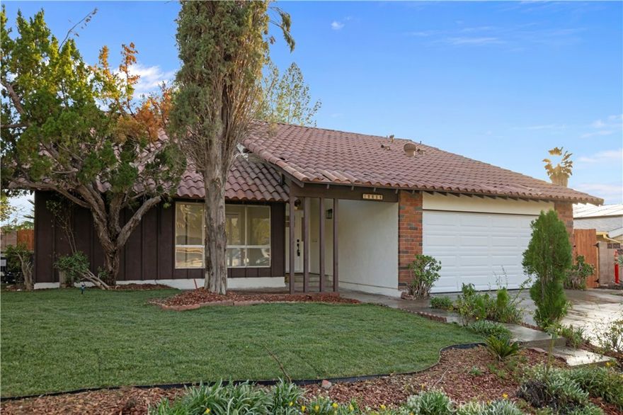 Wow, this is a fantastic home, completely remodeled with a view and pool.   As you enter, you can see the new luxury vinyl flooring throughout this open floorplan home that is light and bright.   The kitchen features an island with views through the multiple sliding glass doors to the large yard with pool and spa.   The newly renovated kitchen has all brand new stainless steel appliances, quartz countertops, stainless steel sink, recessed lights and brand new cabinetry.   A large master bedroom and master bath is on the first floor with additional bedrooms.   Nice walk in shower, vanity area and walk in closet.  Next to the additional bedrooms is a newly designed bathroom with new vanity, tub/shower and fixtures.   The upstairs features another bathroom plus a huge bonus room/game room or whatever plus one other large bedroom.    No HOA or Mello Roos.   This home is the complete package.  Priced to sell.