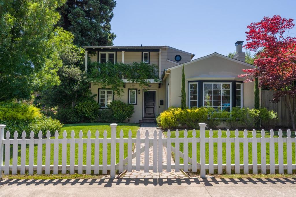 Located in the highly desirable Aragon neighborhood, this charming Monterey Colonial home offers classic curb appeal and access to the acclaimed Baywood School District. Set on a spacious corner lot, it features sweeping lawns and the signature second-floor balcony that defines the architectural style. Inside, hardwood floors enhance the timeless elegance, while the remodeled granite kitchen boasts crisp white cabinetry for a clean, modern touch. The home offers 3 bedrooms and 2 full bathrooms, including a convenient main-level primary suite. Upstairs, you'll find two additional bedrooms and a beautifully remodeled bathroom, blending style and function with thoughtful updates. A detached 2-car garage sits at the back of the property, enhancing privacy for the expansive backyard complete with a large patio and generous lawn space, perfect for outdoor entertaining. Ideally located less than one mile from vibrant downtown San Mateo, Central Park, and a variety of shops and restaurants, this home delivers both comfort and convenience in one of the Peninsula's most coveted communities.
