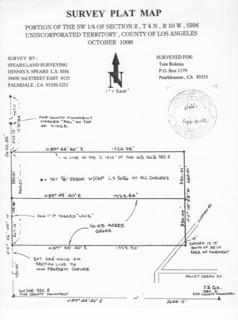 10-acre parcel with paved road frontage. Gorgeous views of the surrounding mountains and desert landscape! Property has a shared well installed. Survey on file and available under the Supplements section of the listing.