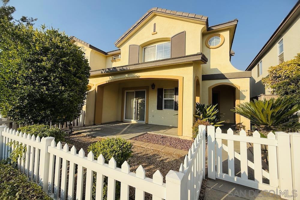 Well maintained and charming Belleme home in Otay Ranch. This 3 bedroom 2.5 bathroom townhome has spacious front yard, open floor plan, and hard surface floor through out. Living room has sliding door accessing front yard for entertaining. Upstairs has a large Master suite with walk in closet. Two other bedrooms share a Jack-and-Jill bathroom with dual vanities. Large laundry room with sink on 2nd floor for your convenience. Attached two car garage. Great location, easy access to freeway and shopping plaza.
