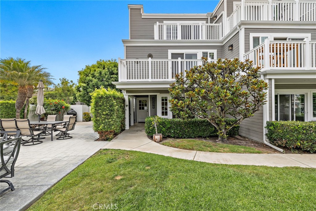 Located in the heart of Dana Point's Lantern District, this stunning townhome is in a premium location to shops, restaurants, Dana Point Harbor and beautiful beaches. The residence is completely updated throughout with a warm color palate showcased by engineered hard wood floors. The second floor is the main level and offers an open floor plan with a living room, dining room combination, a wet bar and a beautiful fire glass fireplace. Off the main living area is a deck that captures cool ocean breezes and a view of the ocean. Also, on the main level is the gourmet kitchen with double ovens, a 5 burner gas cooktop, quartz countertops, an island and built-in cabinetry with self closing drawers. From the kitchen is a large bonus/sun room with direct access to a long balcony. The third floor is dedicated to the spacious primary suite with a fire glass fireplace, walk-in closet and a private balcony with an even bigger ocean view. The primary bath has quartz countertops, dual sinks, a large soaking tub, and separate walk-in shower. The second bedroom or junior suite is located on the first floor with it's own bathroom and private patio. The entry, laundry room and direct garage access is also on the first floor. Fall in love with coastal living at it's finest at the quintessential location in the Lantern District. Love where you live!