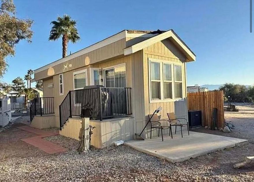 BEST DEAL IN THE PARK!September, October and November  PAID SPACE RENT!2016 charming furnished, turnkey Cavco park model with rear yard that may be fenced.ALL AGED active community of Sky Valley Resort features 13 hot spring mineral pools, pickleball, fitness enter, library, laundry rooms, bocce ball, basketball, horseshoes, shuffleboard and more!   We have a chef that you can purchase dinner to be delivered.  Community classes, events and cafe during high season.  Call 760-218-9974 for more info!