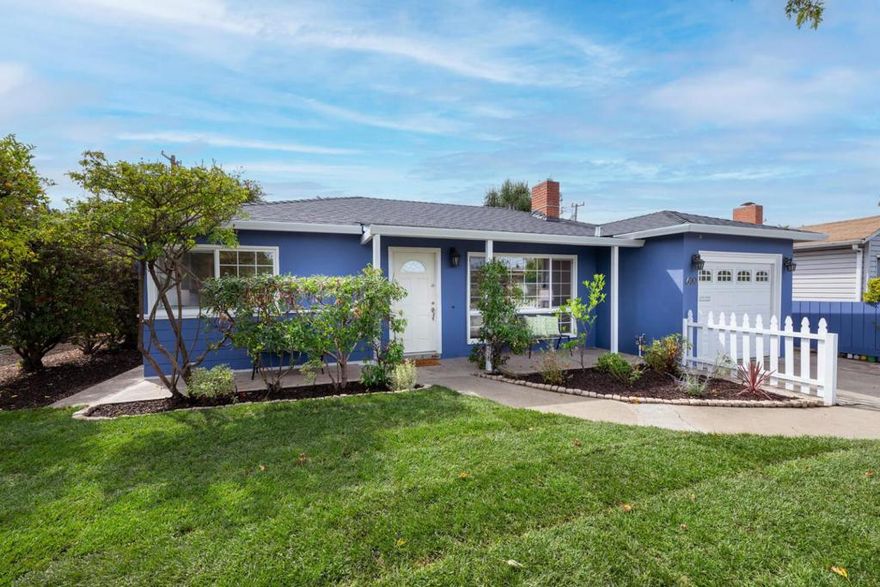 What a fantastic opportunity to own a house instead of a condo or townhouse. No HOA dues or worries about restrictions and assessments. This adorable home is just steps from shopping and dining. The large lot adds enormously to its value and the opportunity for expansion is great. Large ADU or storage/studio/office in back also brings added value. Updated kitchen and bathroom, new LVP flooring, new roof and paint both inside and out. Its a great opportunity. Dont miss it.