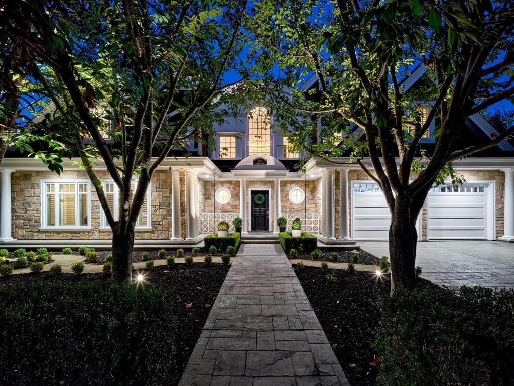Price Change. Elegance and sophistication on one of Old Palo Altos best streets! An architectural masterpiece inside/out, this Nantucket homes stately facade is enhanced by a stunning arched window, columns and manicured grounds. Thoughtfully designed, the home spans 4850sf over 3 levels and offers 5 bedroom suites + 2 half baths, and a blend of formal and casual living plus exceptional entertainment areas. Features a grand 2-story foyer, formal living/dining rooms, open concept kitchen/family room, high-end appliances, two gas fireplaces, hardwood floors, multiple French doors and bi-fold glass door for seamless indoor/outdoor living; large primary bedroom retreat with 3 closets and spa-inspired bath; lower level w/ theater, wine cellar, kitchenette, guest en-suite/ separate entrance, and gym. An entertainers backyard boasts full kitchen, Italian Pizza Oven, fire pit, putting green. Within walking distance of top-rated Walter Hays Elem, Greene Middle, Palo Alto High, and Stanford.