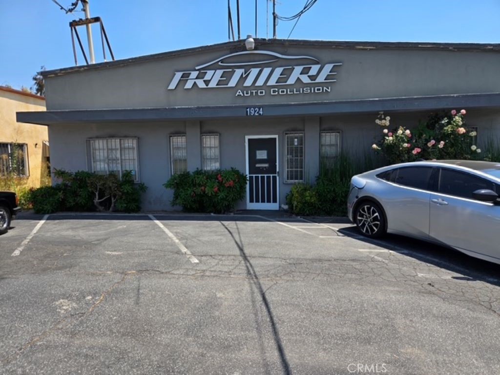 Property is currently used as a automobile collision repair shop. The current tenant is on a lease and will work with new buyer. The property is extremely large with a property that will accommodate for additional cars or equipment. The property has an entry way, lobby area with two front office for management and customers. It also, has a kitchen and restroom area for staff. Property shares a common driveway access is mutual agreement for reentry. Property has parking in front. Property is in mix-use area of S. El Monte, near other businesses and freeway.