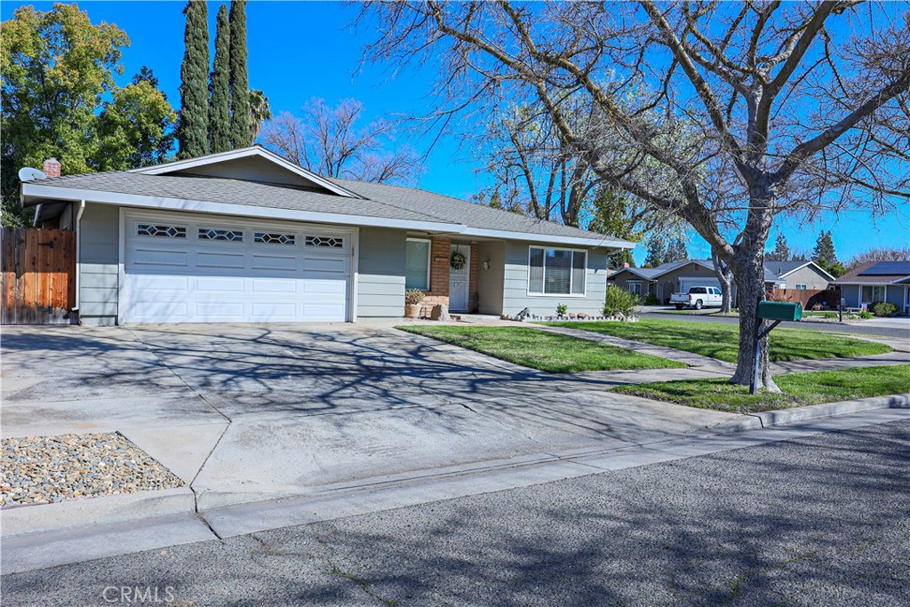 Welcome to this beautifully updated home in North Merced with real Pride of Ownership!! Located on a desirable corner lot in a tree-lined, well-established neighborhood, this spacious single-story property offers 1,976 sq. ft. of thoughtfully designed living space, featuring 4 generously sized bedrooms and 2 full bathrooms.
The interior boasts a functional layout with both a large, comfortable living room and a separate family room with fireplace, open to kitchen. Kitchen is equipped with sleek granite countertops, dining bar, stainless steel appliances, ample cabinetry, and convenient pull-out metal shelves in nearly every cabinet—making organization a breeze. The recently remodeled bathrooms add a stylish and modern touch.
Step outside to your own backyard retreat, complete with a large, covered arbor-style patio and a sparkling spa—perfect for relaxing evenings or entertaining guests. There's even a private putting green for golf practice or just plain fun, all surrounded by a 7 foot, double sided privacy fence.
Comfort continues throughout the home with a whole house fan to instantly refresh the space with cool outdoor air, along with a 1 year old A/C system that includes a warranty. For added convenience and turnkey opportunity, the seller is willing to include the refrigerator, washer, and dryer.
Located just minutes from UC Merced, top shopping centers, dining spots, and right around the corner from highly desirable Peterson Elementary School, this home offers a rare combination of comfort, convenience, thoughtful upgrades and a fabulous location!
Don't miss your chance to own this CLEAN, well maintained and move-in ready property in one of North Merced’s most desirable neighborhoods! (No CFD fees here!)