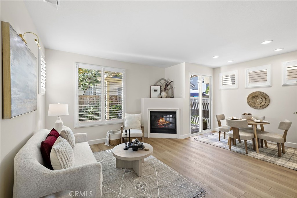 Welcome to 14 Poppyfield Lane, a beautifully updated home in the highly sought-after Magnolia Lane community of Las Flores. Ideally located at the end of a cul-de-sac, you can simply stroll to the community pool and spa just steps away. Inside, the home features brand-new luxury vinyl plank flooring throughout, new fixtures and a freshly upgraded kitchen with new Samsung appliances, blending modern convenience with contemporary style. The open floor plan offers a bright and spacious living environment, highlighted by a cozy fireplace in the living room—perfect for gathering and relaxing—as well as a convenient downstairs half bath for guests.
In 2023, the home was thoughtfully enhanced with new major systems including complete repiping, a new HVAC system, water heater, and a new garage door with opener—offering peace of mind and long-term efficiency.
Upstairs, you’ll find 3 comfortable bedrooms including a serene primary suite with a private bath and walk-in closet. Outdoors, the private patio provides the perfect setting for al fresco dining or quiet evenings under the stars.
As a resident of Las Flores, you’ll enjoy access to exceptional amenities including a pool, spa, tennis courts, playgrounds, and scenic trails. With thoughtful updates, significant system upgrades, and a prime location, 14 Poppyfield Lane is move-in ready and the perfect place to call home.