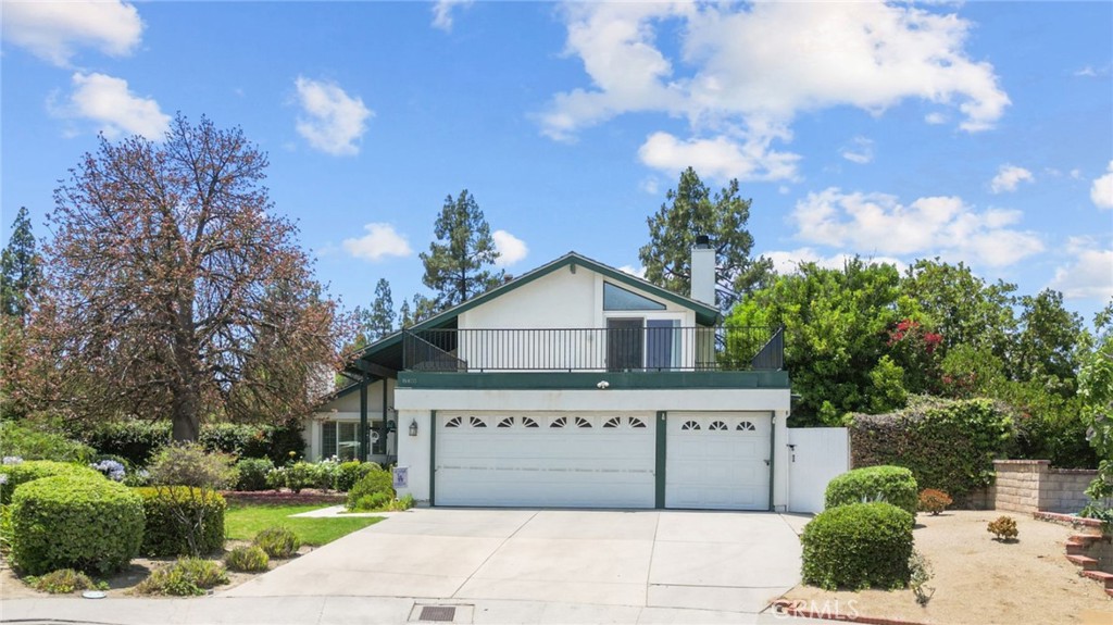 Welcome to 8405 Melba Avenue. Located within the award-winning Justice Street Elementary and El Camino Real High School district, this charming 3-bedroom, 2.5-bathroom home offers 1,826 square feet of living space on a quarter-acre lot in a quiet, established cul-de-sac neighborhood. Upon entry, you're welcomed into a spacious and cozy formal living room with an adjacent dining area. The majority of the downstairs features hardwood floors, and some windows are fitted with wooden shutters, adding warmth and charm to the space. The kitchen is functional and includes a breakfast nook, with a family room nearby that leads directly to the attached 3-car garage. Downstairs also features a recently updated powder room. Upstairs, you'll find three well-appointed bedrooms and a remodeled full bathroom. The primary suite offers generous space and a private balcony that could be transformed into a functional extension of the room. The backyard is designed for both relaxation and entertaining, featuring a covered patio, built-in barbeque, sparkling pool, lush greenery, and several mature fruit trees. A garden shed provides convenient storage. With solid bones and a warm character, this home is ready for its next chapter after 29 years of ownership. Enjoy proximity to hiking trails, highly rated schools, Topanga Westfield, the Rams training facility, and all that beautiful West Hills has to offer.