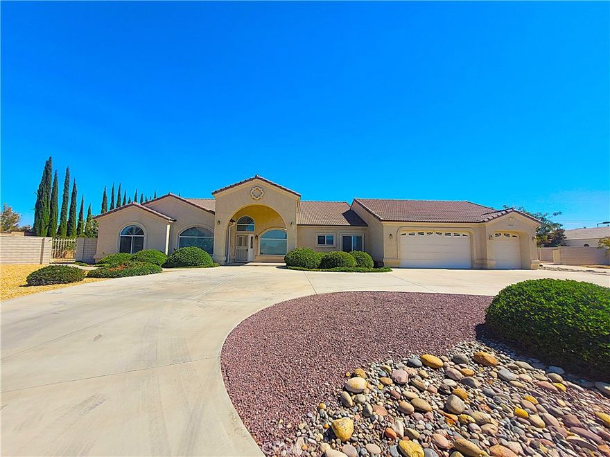 On hold entire home in the process of being painted. Stunning 4-Bedroom Estate with Pool, Pool House, Bonus Room, RV Garage, and City Light Views



This beautiful 4-bedroom, 3-bathroom home offers luxurious indoor and outdoor living with a thoughtfully designed floorplan. The perfect blend of comfort, style, and function. Inside, you’ll enjoy multiple living spaces including a cozy entertaining room with a fireplace and a spacious living room perfect for entertaining, a versatile bonus room—ideal for a home office, gym, or playroom.



The luxurious main bedroom suite is a true retreat, featuring a garden tub, separate shower, double sinks, a private toilet area, and a large walk-in closet.



Step outside to your private resort-style backyard with a sparkling pool, an outdoor half bath, outdoor shower, and a charming pool house—perfect for relaxing or entertaining guests.



Additional highlights include:



Attached 4-car garage with a workshop



Detached RV garage



Fully paid solar systems for both the home and pool



Block wall fencing for added privacy



Gorgeous views of the city lights



This home has everything you’ve been looking for—indoors and out!