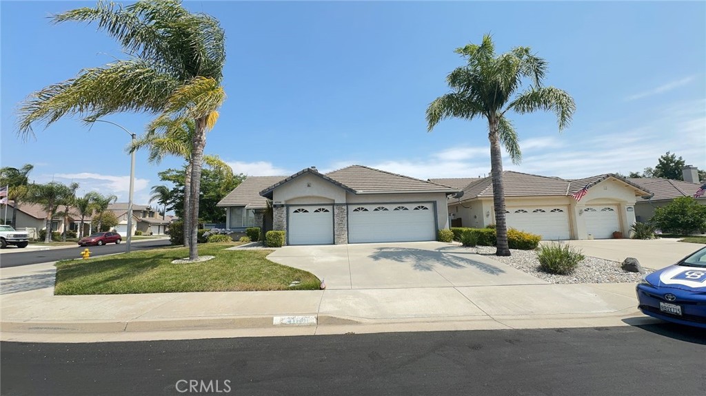 Don't Miss This Gorgeous 4-Bedroom Murrieta Retreat! Step into comfort and style in this beautifully updated 4-bedroom, 2-bathroom home located in the heart of Murrieta. Thoughtfully designed and filled with charm, this spacious residence offers the perfect blend of modern upgrades and cozy living. Interior Highlights: Expansive Great Room: An open-concept layout ideal for both formal dining and living areas, ready for your personal touch and design flair. Gourmet Kitchen: Recently remodeled with stunning quartzite countertops, crisp white cabinetry, modern hardware, recessed lighting, a sleek stainless steel garden sink, and a high-end 6-burner gas range. A classic subway tile backsplash adds the perfect finishing touch. Cozy Breakfast Nook: Bathed in natural light and seamlessly connected to the kitchen and family room—perfect for casual meals or morning coffee. Inviting Family Room: Warm and welcoming with custom tile work, a charming mantel, built-in media shelving, and direct access to the backyard for effortless indoor-outdoor entertaining. Luxurious Primary Suite: Your private retreat features backyard access, a spacious walk-in closet, and a spa-inspired en suite with dual sinks and a serene ambiance. Comfortable Secondary Bedrooms: Well-appointed and spacious, offering flexibility for guests, home office, or family living. Stylish Guest Bathroom: Features a tub/shower combo and is conveniently located near the secondary bedrooms. Functional Laundry Room: Generously sized with built-in shelving for added convenience. Additional Features: Beautiful laminate wood flooring throughout, Soaring ceilings and raised panel doors. Ceiling fans and modern light fixtures. Neutral paint palette and window blinds throughout. Exterior Features: Charming Covered Front Porch: Perfect for relaxing and enjoying the evening breeze. Spacious 3-Car Garage: Plenty of room for parking, storage, or a workshop. Lush, Landscaped Backyard: Fully fenced with mature palms and greenery, large covered patio, and a grassy area ideal for play or outdoor gatherings.
This stunning Murrieta home offers comfort, style, and functionality with thoughtful updates and timeless appeal!