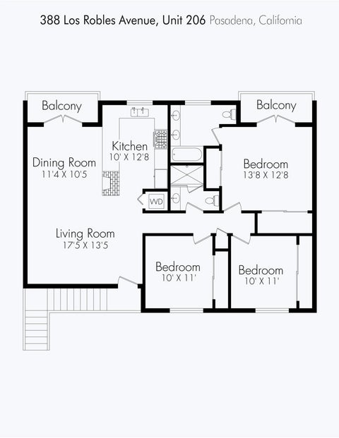 Photo of 388 S Los Robles Avenue #206, Pasadena, CA 91101 (MLS # 26988009)