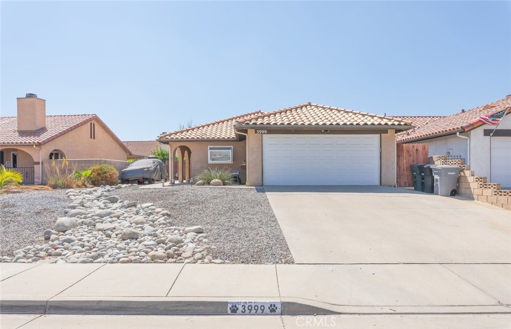 Beautiful single level home with solar just walking distance from West Valley High school and Harmony Elementary School. Short drive to Diamond Valley Lake. Low electric bills, drought resistant landscaping, new flooring, and move in ready. This 2 bedroom 2 bath home enters to a spacious living room with fireplace and sliding door access to rear yard. The kitchen has plenty of cabinets and counter space, a beautiful garden window, tiled floors, granite counter tops with additional floor to ceiling cupboards just behind the kitchen area. Short hallway leads to the master bed with additional sliding door access to the rear yard and wall to wall mirrored closets. Second bedroom and full sized bathroom just down the hall. Rear yard has plenty of options for home and garden dreams complete with a patio cover. Close to Schools, freeways and shopping. Lovely home with pride of ownership creates an excellent opportunity for you.