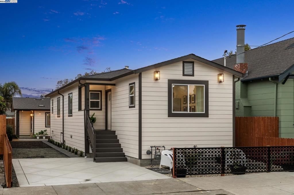 This fully renovated West Berkeley 3BD/2BA bungalow home on a deep lot has been reimagined and rebuilt now with a new 2BD/1BA full-service ADU. With sunny windows and high ceilings, the main home’s living room is a great space to unwind or gather with loved ones. Gorgeous hardwood floors span into the eat-in kitchen with new appliances, countertops, custom cabinetry, and a laundry area. Two bright bedrooms share a chic new full bath with a huge shower, while the primary bedroom faces the back of the property and boasts a fabulous ensuite bath. The new ADU features an open floorplan, two bedrooms, a modern kitchen and bathroom, laundry, and split AC. Surrounded by new privacy fencing and landscaping, the outdoor space offers both homes areas to relax, entertain, and play with friends and family. A parking pad and long driveway provide space for cars. Nearby, enjoy shopping and dining, top public and private K-12 schools, UC Berkeley with all of its cultural and recreational offerings, Berkeley Marina, parks, and shoreline trails, plus BART for an easy commute.