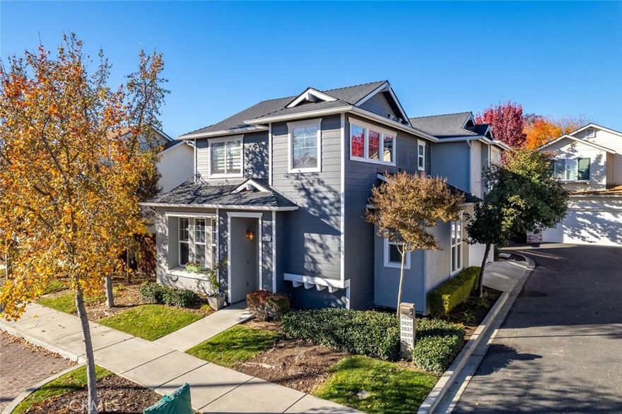 Don't miss this well-priced home in the desirable Cottages at River Oaks:  this well appointed 3 bed, 2 & 1/2 bath residence has a sophisticated and upscale interior and offers the perfect Paso Robles Wine Country retreat, either as your primary residence or your second home. The open floor plan is highlighted by a stone trimmed chef's kitchen with glass tiled backsplash, coffee bar, stainless steel appliances, including a Bosch dishwasher (Bosch = quiet) with a sunny breakfast nook, an open living and dining area that easily flows to the private covered patio and backyard. A spacious primary suit is accentuated with 2 closets, one of which is a walk-in closet. Two additional bedrooms, one full bathroom and a laundry closet complete the upper level. Additional features include luxury vinyl flooring, custom window coverings, lots of cabinet space, a powder room on the lower level, and an attached 2 car garage with extra storage space. The desirable community is entered though a secure gate and offers a clubhouse, sparking pool and spa, AND the monthly association fees include high speed internet and a cable box - utilities for which you would otherwise spend approximately  $150/month. Making life even easier, you are only a few blocks away from the River Oaks Golf Course featuring the Spirit of Paso Robles Bar and Grill - in the summertime you will most certainly enjoy their summer concert series, and the River Oaks Hot Springs Spa with artesian mineral springs soaking tubs. Centrally located to all of Paso's wonderful offerings such as the vibrant Event Center with year round activities, including the renowned Mid-State Fair; five star Allegretto Resort with a day spa and fabulous restaurant and bar; wineries; and the historic downtown Paso Robles' myriad of posh boutiques, wine bars, cafes and seasonal events.  This is a terrific value and opportunity to purchase a turn-key home in a gated community in the Paso Robles Wine Country for under $600,000 and to achieve the dreamy Paso lifestyle, a stylish blend of sophistication and laid-back elegance. This is home so don't let it slip away. Just say YES and Welcome Home!