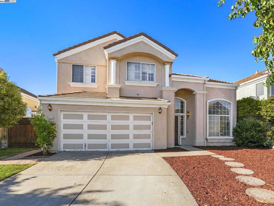 Welcome to this beautiful two-story home nestled in a quiet, picturesque neighborhood of Hayward. Filled with natural light and a warm, inviting ambiance, this bright and sunny residence offers the perfect blend of comfort and charm.  Enjoy a spacious master suite with a luxurious bath, ideal for relaxation and privacy. The home’s thoughtful layout and great location make it perfect for both peaceful living and easy access to nearby amenities.