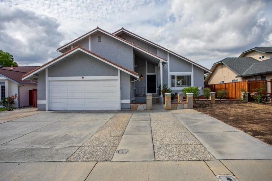 Welcome to this inviting single family home residence by Evergreen, offering a warm and functional layout with great bones and room to make it your own. The exterior showcases a clean design with a two-car garage, a welcoming entry, and low-maintenance landscaping. Step inside to find a bright kitchen featuring tile counters, wood cabinetry, and stainless-steel appliancesready for your personal touches. The spacious living room offers natural light, wood-style flooring, a sliding glass door to the backyard, and a cozy brick fireplace, perfect for gathering with family and friends. This home provides a wonderful opportunity for first-time buyers, investors, or anyone looking to customize a property to their liking. With its functional floor plan and solid structure, its a blank canvas waiting for your upgrades and design ideas. The backyard offers space for outdoor living, gardening, or creating your own retreat. Conveniently located near schools, shopping, and commuter routes, this property combines practicality with potential.