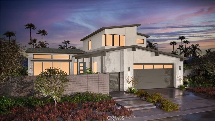 (Brokers Welcome ) Olea at Miralon new mid century modern homes.  Miralon where life begins in Palm Springs. Single story 12 foot ceilings 4 bedrooms & 3.5 bathrooms. Gated covered Porch to Front Entry.

 Your own private 20 x 12 private pool with Pebble Tec Finish & Tile waterline. 2-car garage, relax with your own personal mountain and oil grove views.

Gourmet Kitchen with Cafe Stainless Steel appliances package, Standard white thermofoil cabinets throughout with concealed hinges and chrome finishings. Beautiful Daltile one Quartz in Lucent white.  Luxurious primary suites with floating cabinets large primary walk in closets with Quarte Lucent White with 6 " backsplash in primary bathroom & 4'' backsplash in all secondary's. Amazon Echo Hub Touchscreen Smart Home Control Panel. This is where timeless design meets modern desert living. Miralon Association offers 97 acres of open space, 7 miles of walking trails. 3 dog parks and thousand of oil trees. Amenity center features state of the art fitness facility WIFI space, full service bar, chef demonstration kitchen resort style pool and spa with private clubhouse to enjoy.