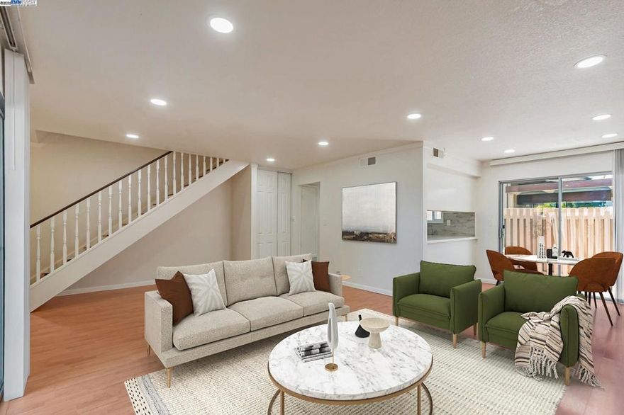 Welcome to 21091 Red Fir Ct—a beautifully updated 3-bed, 1.5-bath townhome-style condo nestled in a quiet Cupertino cul-de-sac. The sun-lit main level showcases a brand-new modern kitchen with quartz counters and stainless appliances, while both renovated baths echo the same fresh, modern palette—move-in ready from day one. Multiple outdoor spaces for when you want fresh air and dual-pane windows when you want absolute serenity - work or play this home has you covered!