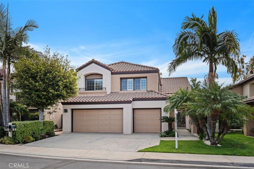 Welcome to this stunning two-story home in the desirable gated community of Tustin Ranch, offering over 2,900 sq. ft. of beautifully upgraded living space. This residence features marble and wood flooring throughout, soaring ceilings, and recessed lighting that enhances its elegant design. The completely remodeled kitchen boasts new cabinets, modern appliances, a large island with bar seating, and a bright breakfast area that flows into the spacious family room with a cozy fireplace. The home offers four bedrooms plus a bonus room and three remodeled bathrooms—one bedroom and bath conveniently located downstairs. Each bathroom is upgraded with modern fixtures including handheld and rain showers. Additional highlights include a formal living room, formal dining room, recessed lighting throught and ceiling fans in all room. A three-car garage with epoxy floors. The backyard is generously sized yet low-maintenance, perfect for relaxing or entertaining. SOLAR PANELS  for low electric bills. Centrally located near major freeways, this home combines luxury, comfort, and convenience in a secure gated setting. Walking distance to prestigious Tustin Memorial Academy. Highly regarded Tustin Unified School District.