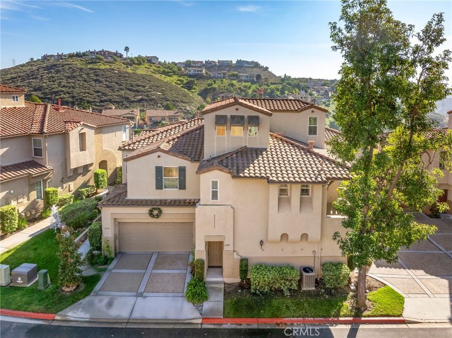 Welcome to this remodeled and magnificent home located in the highly sought-after gated community of Springfield nestled on San Elijo Hills. The property features 2 beds and 2 full baths plus office with decent French glass door which could be converted to the 3rd bedroom. Modern renovation throughout the property enhances this home ambiance and sense of space. Every single detail reflects care and consideration. Laminate floorings on the most, Planation shutters throughout, LED on all the ceiling lights, Smart Thermostat, Trendy-tiles for the fireplace added a sense of depth and layering. The gourmet kitchen highlights: Quartz countertops and backsplash, Solid wood cabinets with stainless organizer inside and underneath lighting, Complete with upgrade appliances: The powerful range Hood, IH oven, Electric stove, "Sharp" quiet and clean dishwasher and Ispring water filtration system and stainless-steel utility sink. Bathrooms include Tall smart sense toilets, Japanese-style tub and walk-in shower, "Kohler" flameless sliding shower doors, Quartz top vanity and good textured faucets and more. The community amenities offer the POOL/SPA and a small park which connects the walking trail with beautiful mountain scenery. The community located only 5 minutes away from Cal State San Marcos ,10 minutes away from the city of Carlsbad.  Having a walking distance to great schools, conveniently close to all the living needs!