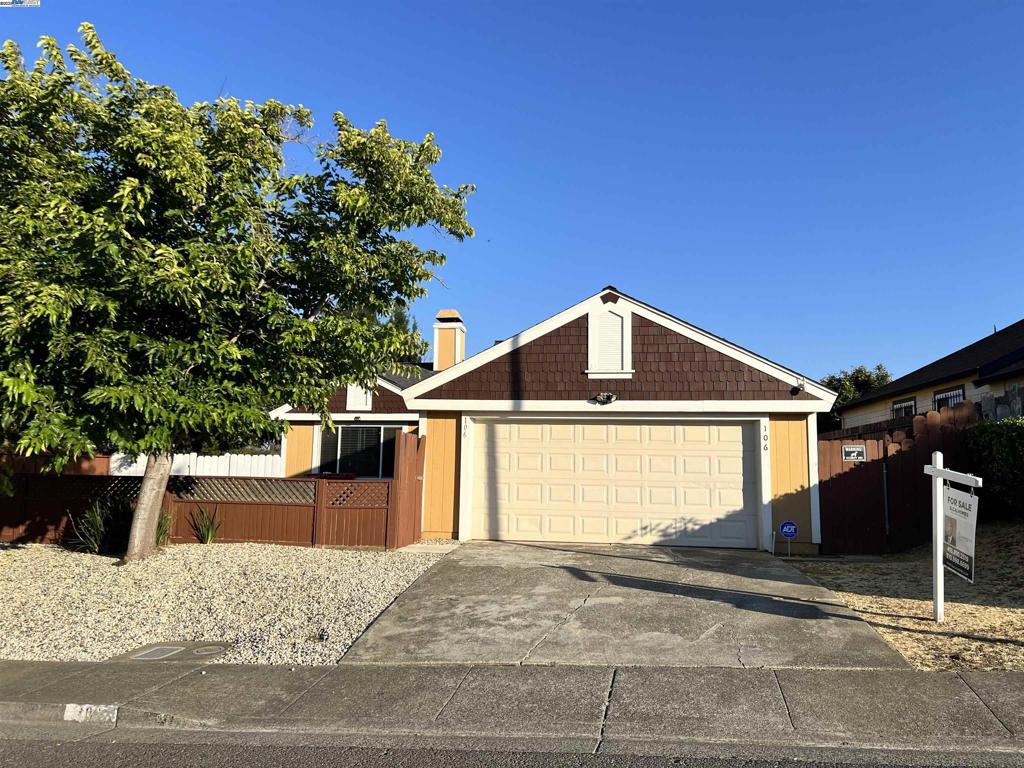 A spacious three-bedroom, two-bathroom house is for sale, featuring a large front yard and a generous backyard. Don't miss this opportunity! The property includes numerous upgrades, such as a new roof and downspouts that were replaced in 2022, along with a complete HVAC system and water heater installed in the same year. Additionally, a new air conditioner and a washer and dryer were also purchased in 2022. In 2023, a new sump pump and new vapor barriers were installed in the crawl space. There are many amenities nearby, including Six Flags Discovery Kingdom, Napa Valley, ferry services, restaurants, and Gateway Plaza. This property is also conveniently located near Elsa Widenmann Elementary School, Solano Middle School, and Vallejo High School, with easy access to all freeways.