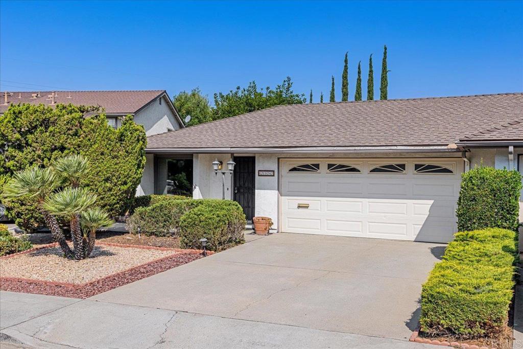 Discover this move-in-ready 3-bedroom, 2-bath home that lives like a single-family residence, sharing just one common wall. Located in the sought-after Escondido Hills community, this hidden gem offers both comfort and convenience. This single-level residence blends style and functionality—perfect for first-time buyers, downsizers, or anyone seeking easy, low-maintenance living. Step into a light-filled interior featuring a spacious kitchen with stainless steel appliances, granite countertops, and abundant storage. An oversized 2-car garage provides even more space for parking, storage, or a workshop. Enjoy the outdoors in your nice-sized backyard — perfect for gatherings, barbecues, or simply relaxing in the sunshine. Enjoy all that Escondido Hills has to offer, including two community pools, walking trails, and a playground — all with proximity to restaurants, shops, and major freeways. With its move-in-ready condition, this home offers the ideal blend of style, function, and location. Don’t miss your chance to own this special home in a welcoming neighborhood!