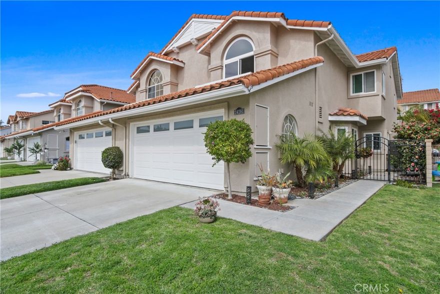 Welcome to this beautifully remodeled 4 bedroom, 3 bathroom, 2170 sq ft home in the highly desirable Village Laguna Heights community. Featuring a spacious open floor plan, fresh interior and exterior paint, and stylish upgrades throughout, this home is truly move-in ready. Step inside to this gorgeous first floor with a bright, airy layout perfect for modern living. The kitchen boasts new countertops, stainless steel appliances, and refreshed cabinetry, seamlessly connecting to the dining and living areas for easy entertaining. Upstairs, the expansive primary suite offers vaulted ceilings, a completely renovated en-suite bathroom with a freestanding soaking tub, dual sinks, and a separate step-in shower—a true retreat. The huge front bedroom features a walk-in closet, while the third upstairs bedroom is also spacious and versatile. A downstairs bedroom and full bathroom with a shower provide extra convenience for guests or a home office. This home has been updated with a new HVAC system, new windows, a new garage door and opener. Additional highlights include a new water heater, an inside laundry area, and a private patio area—perfect for barbecues and outdoor entertaining. Located in a prime Laguna Niguel location, this home is just minutes from top-rated schools, Laguna Niguel Lake, parks, shopping centers, and offers easy access to major freeways. Don’t miss this opportunity to own a beautifully upgraded home in one of the most sought-after neighborhoods. Schedule a showing today!