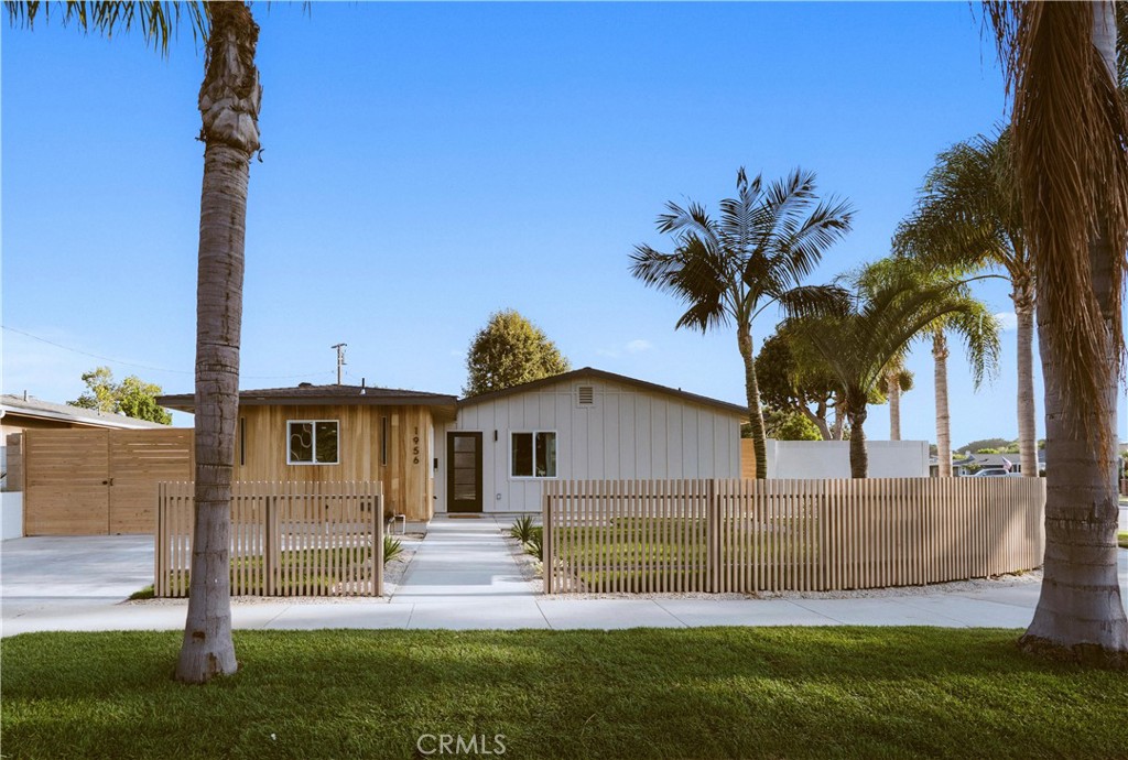 Welcome to the highly anticipated 1956 Volk Avenue, a remodeled pool home on a large corner lot.
To say this home was transformed would be a vast understatement.
Starting with the custom front fence, gates, landscaping, cement work, exterior paint, windows, front door, folding doors, open concept, quartz countertops, soft closing drawers and cabinets, appliances, luxury flooring, recessed lighting, interior paint, custom tile, AC, heating, roof, electric, plumbing, three fully remodeled bathrooms, four fully remodeled bedrooms, a family room that has the potential to be a second primary bedroom, finished two car garage, long drive way with a custom gate, and a backyard that dreams are made of. Enjoy your warm days in the pool, beautiful evenings in the jacuzzi, and make memories on the lawn. 1956 Volk is calling you home.