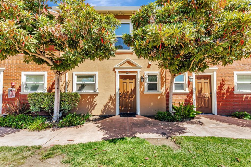 Welcome to this charming 2-bedroom, 2-bathroom townhouse situated in the vibrant city of Sunnyvale within the top-ranking Cupertino School District. Built in 2007 with quality and upscale finishes, this home offers an open floor plan with an inviting living space for modern living. The gourmet kitchen flows seamlessly into the living room and the private backyard, creating an ideal setting for both relaxing and entertaining. The cozy dining area is complemented by a convenient breakfast bar for additional seating. The property boasts luxury and durable vinyl flooring, recessed lighting, central heating /AC, and dual-pane windows throughout. For your convenience, the laundry area is located on the upper floor, complete with a washer and dryer. Ideally located near 99 Ranch Market Plaza, a variety of restaurants, and just over a mile to Apple Park. Also conveniently close to major tech companies, making this home a perfect blend of comfort and commuter-friendinly convenience.