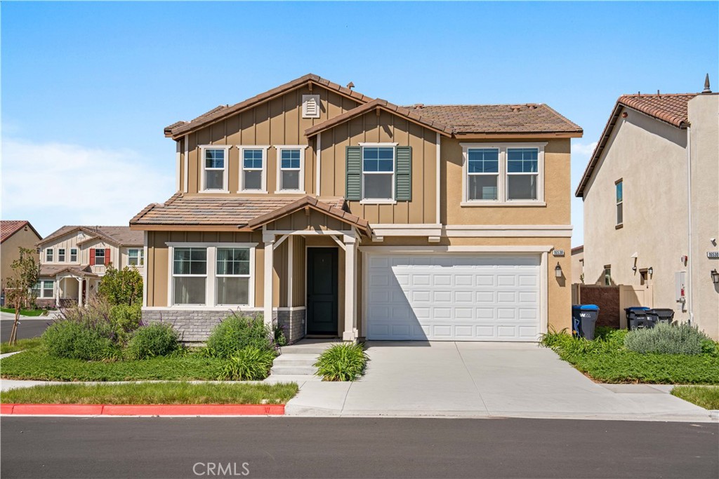 Beautiful new single family home in the desired community "Preserve" . Corner lot offering 4 bedrooms 3 full bathroom , with one bedroom and full bathroom downstairs. Very open floor plan , bright and airy . Nice built in huge patio will be a perfect entertainment area. Big backyard with fully low maintenance landscaping. Featuring Chino Hills High School. Exclusive access to The Parkhouse, which offers a fully equipped fitness center, playground, spa, several resort-style swimming pools, sports courts and community gardens. Walking distance to Discovery Park, which features a Tai Chi garden, tot lot, dog park, obstacle course and basketball court. Convenient to Hwys. 60, 71 and 91. It's a must see!