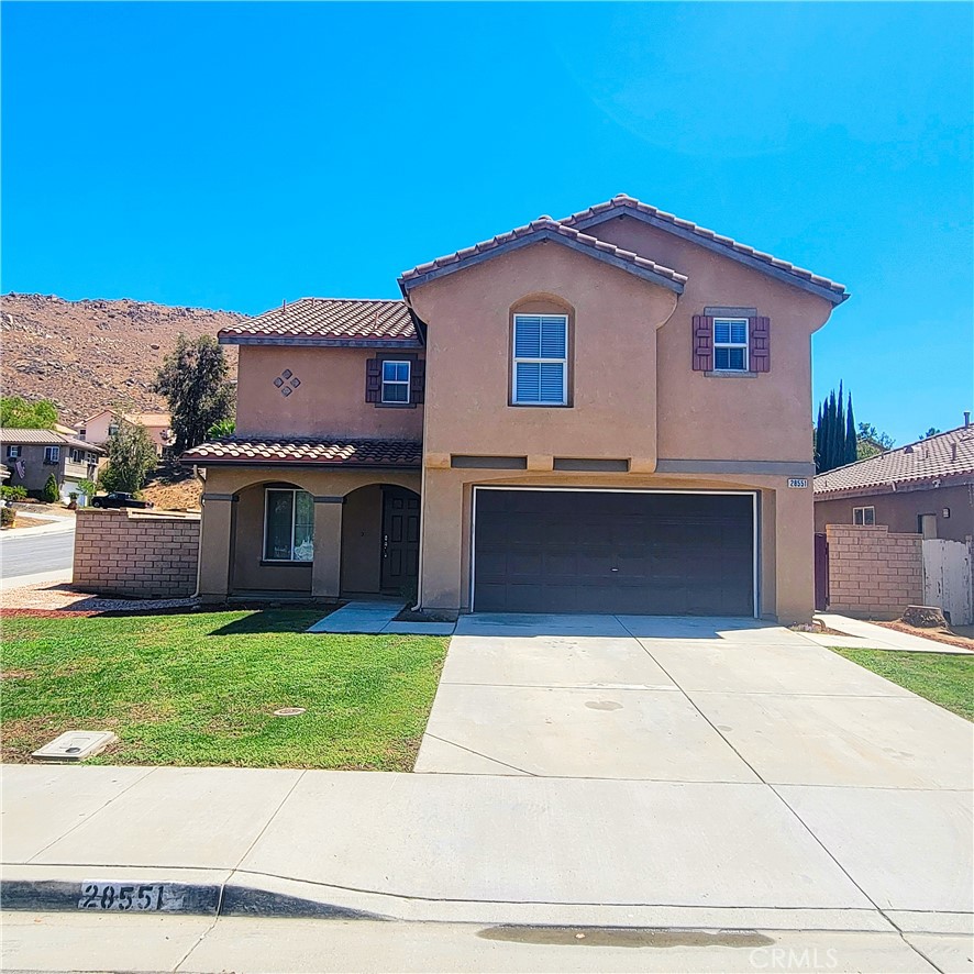 Welcome to 28551 Eagle Street in Moreno Valley. This spacious rental home offers 5 bedrooms and 2.75 bathrooms, along with an additional office that can be used as a 6th bedroom. The property has been updated with new carpet, luxury vinyl tile, and fresh paint throughout, creating a clean and modern feel. A large loft area provides additional living space, perfect for a multi-generational family. Enjoy a large backyard ideal for entertaining, as well as a spacious two-car garage. With no HOA, this home provides flexibility and value while being conveniently located near local freeways, shopping, and Perris Lake. Offering affordable luxury living, this home is move-in ready.