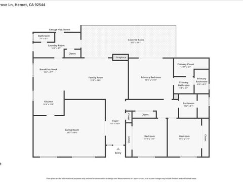 Tiny photo for 173 Grove LN, Hemet, CA 92544 (MLS # SW26116888)
