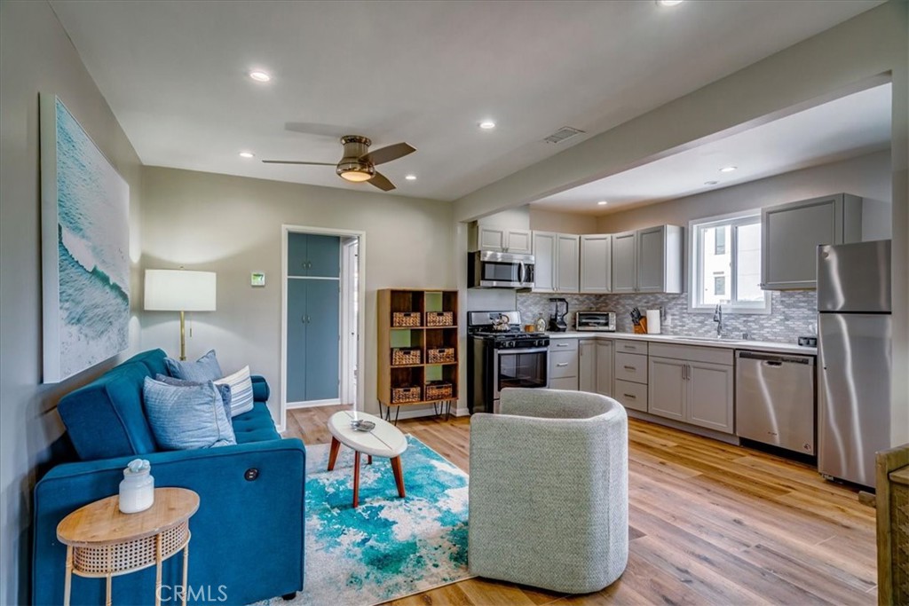 Furnished Luxury Executive Beach Rental that overlooks the Ballona Wetlands and is only 3 blocks to the beach! This home is very private and perfect for the person who appreciates attention to detail. Just completed, this model home has it all (Features Include: A/C, In Unit Washer and Dryer, New Kitchen, New Bathroom, New Windows, Two 65" TV's, Murphy Bed, Wood Floors, Recessed Lights, Three Ceiling Fans and so much more) . Enjoy life in the peaceful community of Playa del Rey, situated next to the thriving tech community known as Silicon Beach. Steps from restaurants, cafes, shops and the beach, this location is only three blocks to the sand. Enjoy the amazing sunsets from the large bonus room which faces the Ballona Wetlands and provides a feeling of open space and tranquilty. This property offers the best of the Socal lifestyle! Head out your door to the scenic beach bike path or take a leisurely stroll along the Ballona Wetlands. Or, stroll down to the Marina Jetty to watch the sailboats unfurling in the wind.