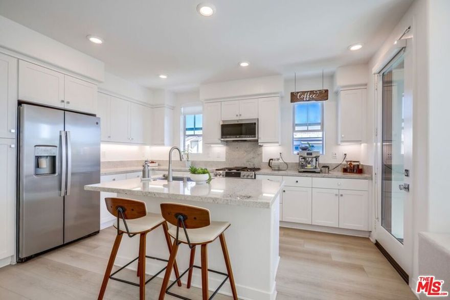 Welcome to your beautiful, 1 bedroom, 1 bathroom single-level home in the desirable Rienda community. This upgraded residence offers a perfect blend of modern design and comfort with an open-concept floor plan that's ideal for today's lifestyle. Step inside to find premium, luxury vinyl flooring throughout, creating a warm and sophisticated feel. The kitchen has a large island, stainless steel appliances, and lots of cabinet space that is perfect for cooking and entertaining. The spacious living area is filled with natural light and opens to a private balcony. Other features are paid off solar panels, a single car garage with epoxy-coated flooring, laundry closet inside, and world class amenities. There are resort style pools including a lagoon style pool, fitness center, parks, hiking and biking trails, coffee shop, dog park, tennis and pickle ball courts and plenty more exceptional amenities.  Rancho Mission Viejo residents have exclusive access to all the amenities in the villages of Sendero, Escencia and Rienda.