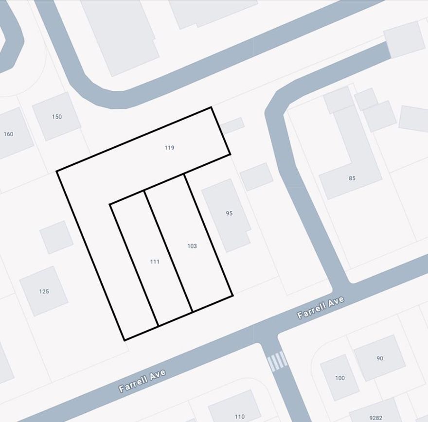 Exclusive Opportunity - Prime Residential Lots on Farrell Ave, Gilroy Exceptional opportunity to acquire three prime residential lots located together on Farrell Avenue in Gilroy, CA. Significant civil preparations, streamlining your development process. Architectural plans for three single-family homes, each approximately 3,000 sqft, have been submitted to the city. 119 Farrell Ave  Approximately 0.3607 acres (15,710 sqft) 111 Farrell Ave  Approximately 0.1537 acres (6,694 sqft) 103 Farrell Ave  Approximately 0.1537 acres (6,694 sqft) Note: Each listing is priced separately. The listing price shown in this ad applies only to the specific lot listed. Sold as a combined package, these lots provide an excellent opportunity for builders or investors looking to develop a cohesive residential community or spacious private estate. Secure your investment in this prime Gilroy location today!